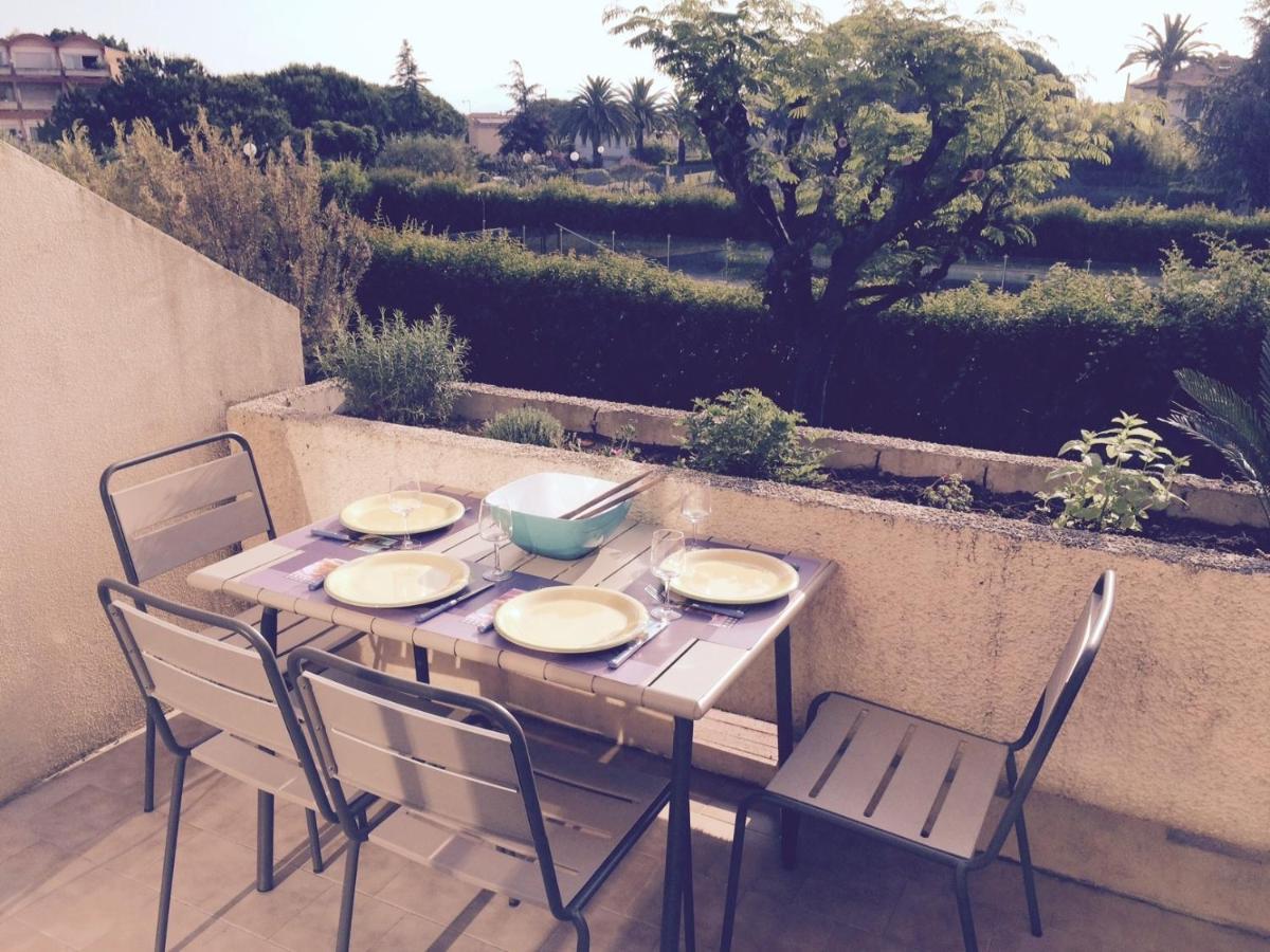 Appartement 2 Pieces, Renove, 2 Piscines+Tennis, Mer, Climatisation Antibes Luaran gambar
