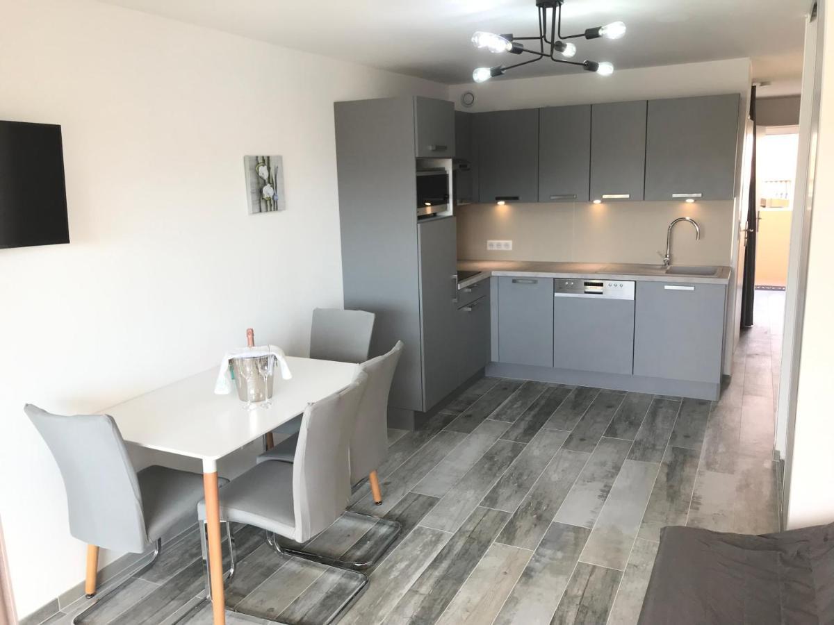 Appartement 2 Pieces, Renove, 2 Piscines+Tennis, Mer, Climatisation Antibes Luaran gambar