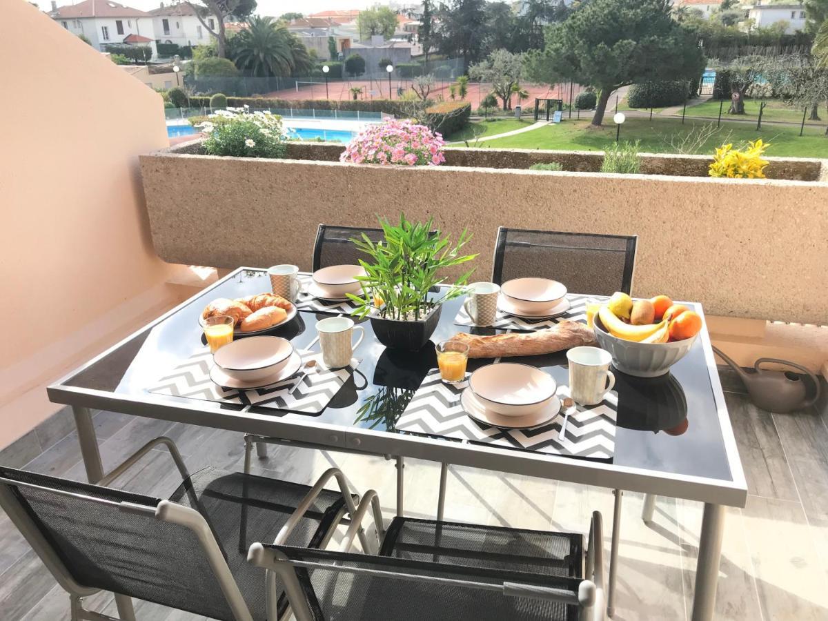 Appartement 2 Pieces, Renove, 2 Piscines+Tennis, Mer, Climatisation Antibes Luaran gambar